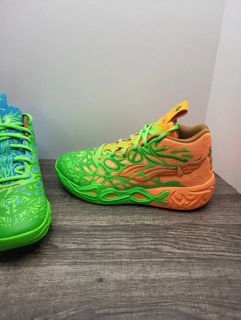 PUMA Teenage Mutant Ninja Turtles x MB.04 Leonardo & Michelangelo Men Sz 8.5 New